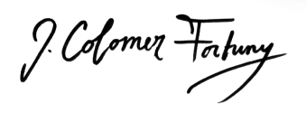 Signature J. Colomer Fortuny